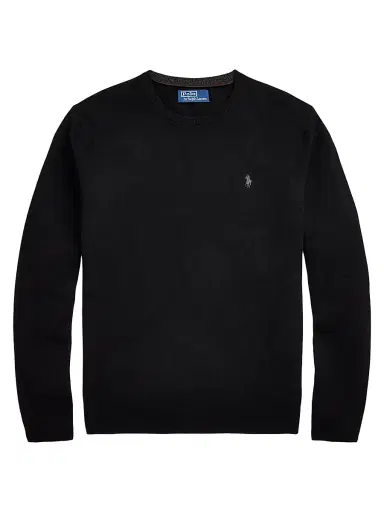 Polo Ralph Lauren Men's Logo-Embroidered Wool Sweater | Thumbnail 1 Polo Ralph Lauren Men's Logo-Embroidered Wool Sweater | Thumbnail 1