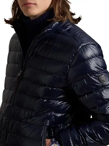 Polo Ralph Lauren Men's Glossy Quilted Down Zip-Up Jacket | Thumbnail 5 Polo Ralph Lauren Men's Glossy Quilted Down Zip-Up Jacket | Thumbnail 5