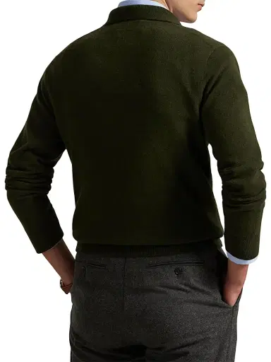 Polo Ralph Lauren Men's Wool Polo Sweater | Thumbnail 4 Polo Ralph Lauren Men's Wool Polo Sweater | Thumbnail 4
