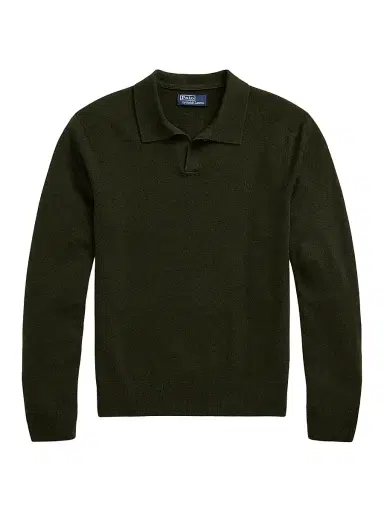 Polo Ralph Lauren Men's Wool Polo Sweater | Thumbnail 1 Polo Ralph Lauren Men's Wool Polo Sweater | Thumbnail 1