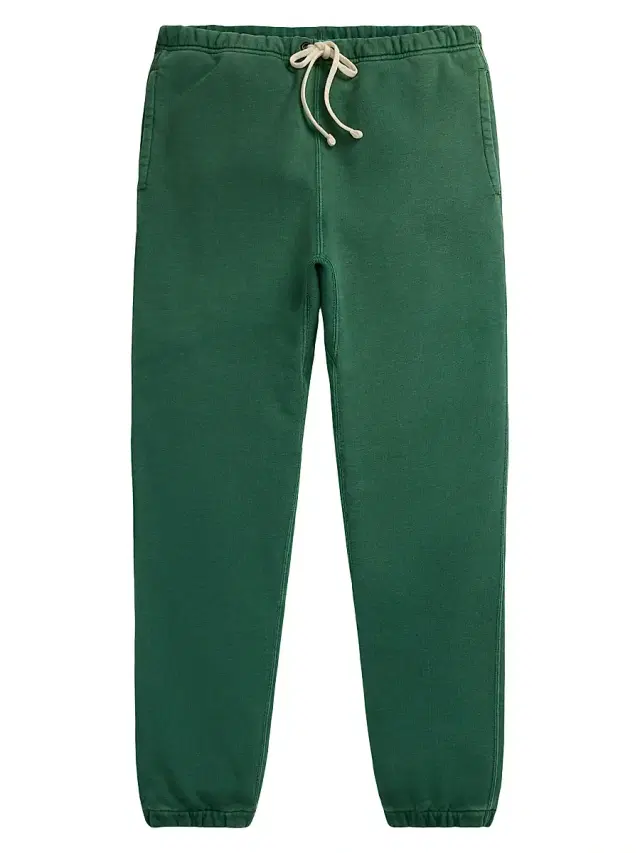 Polo Ralph Lauren Men's Vintage Fleece Drawstring Joggers - Washed Forest