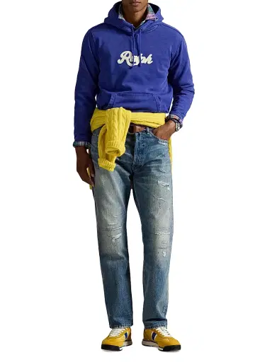 Polo Ralph Lauren Men's Logo-Embroidered Cotton-Blend Hoodie | Thumbnail 2 Polo Ralph Lauren Men's Logo-Embroidered Cotton-Blend Hoodie | Thumbnail 2