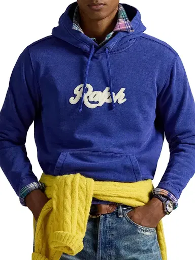 Polo Ralph Lauren Men's Logo-Embroidered Cotton-Blend Hoodie | Thumbnail 3 Polo Ralph Lauren Men's Logo-Embroidered Cotton-Blend Hoodie | Thumbnail 3