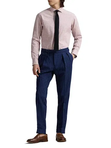 Polo Ralph Lauren Men's Check Cotton Poplin Button-Front Shirt | Thumbnail 2 Polo Ralph Lauren Men's Check Cotton Poplin Button-Front Shirt | Thumbnail 2