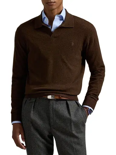 Polo Ralph Lauren Men's Wool Polo Sweater | Thumbnail 3 Polo Ralph Lauren Men's Wool Polo Sweater | Thumbnail 3