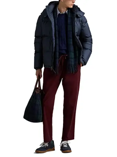 Polo Ralph Lauren Men's Quilted Down Hood Jacket | Thumbnail 2 Polo Ralph Lauren Men's Quilted Down Hood Jacket | Thumbnail 2