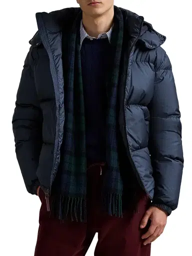 Polo Ralph Lauren Men's Quilted Down Hood Jacket | Thumbnail 3 Polo Ralph Lauren Men's Quilted Down Hood Jacket | Thumbnail 3