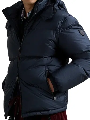 Polo Ralph Lauren Men's Quilted Down Hood Jacket | Thumbnail 5 Polo Ralph Lauren Men's Quilted Down Hood Jacket | Thumbnail 5