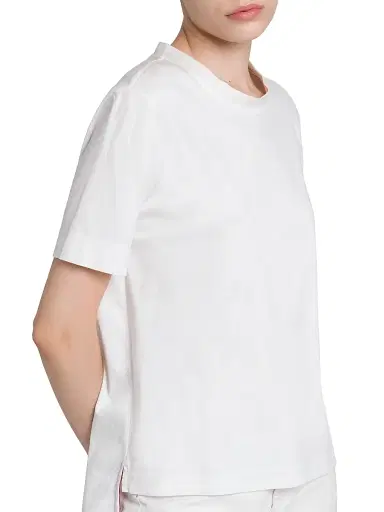 Kiton Women's Cashmere-Silk Jersey T-Shirt - Optical White - Size 10 | Thumbnail 6 Kiton Women's Cashmere-Silk Jersey T-Shirt - Optical White - Size 10 | Thumbnail 6