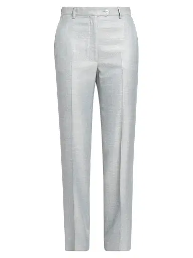 Kiton Women's High-Rise Straight-Leg Cigarette Pants - Powder Blue - Size 8 | Thumbnail 1 Kiton Women's High-Rise Straight-Leg Cigarette Pants - Powder Blue - Size 8 | Thumbnail 1