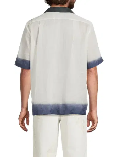 Dries Van Noten Men's Carltone Print Dyed Shirt | Thumbnail 5 Dries Van Noten Men's Carltone Print Dyed Shirt | Thumbnail 5