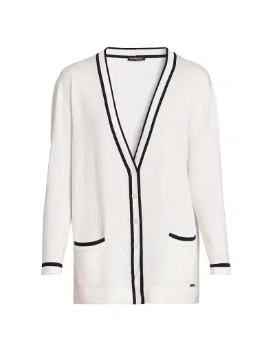Kiton Women's Wool Knit V-Neck Cardigan | Thumbnail 1 Kiton Women's Wool Knit V-Neck Cardigan | Thumbnail 1