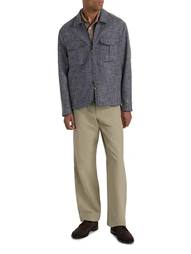 Sartorio Napoli Men's Wool-Blend Full-Zip Shirt Jacket | Thumbnail 2 Sartorio Napoli Men's Wool-Blend Full-Zip Shirt Jacket | Thumbnail 2