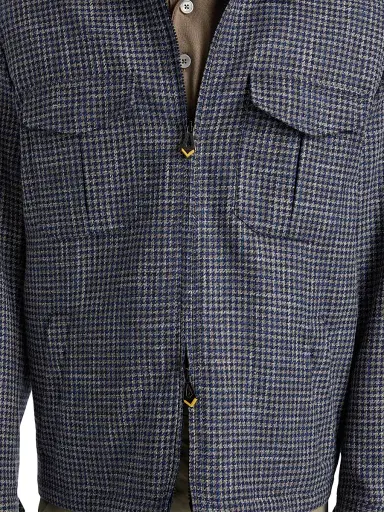 Sartorio Napoli Men's Wool-Blend Full-Zip Shirt Jacket | Thumbnail 6 Sartorio Napoli Men's Wool-Blend Full-Zip Shirt Jacket | Thumbnail 6