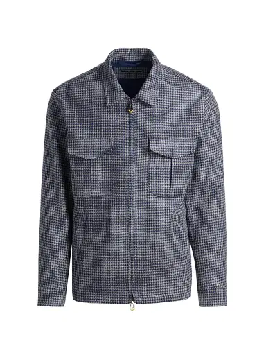 Sartorio Napoli Men's Wool-Blend Full-Zip Shirt Jacket | Thumbnail 1 Sartorio Napoli Men's Wool-Blend Full-Zip Shirt Jacket | Thumbnail 1
