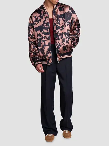 Dries Van Noten Men's Volker Reversible Printed Bomber Jacket | Thumbnail 2