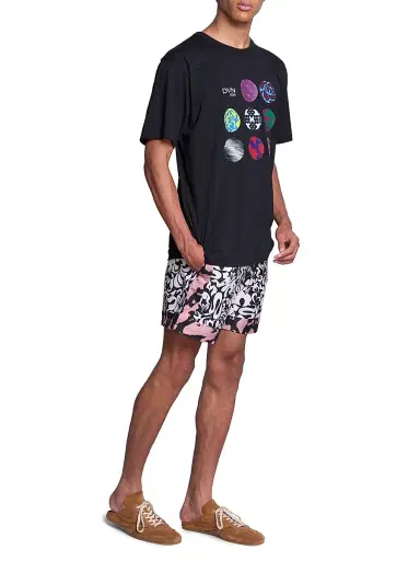 Dries Van Noten Men's Abstract Print Swim Shorts | Thumbnail 2 Dries Van Noten Men's Abstract Print Swim Shorts | Thumbnail 2