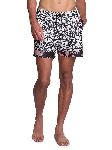 Dries Van Noten Men's Abstract Print Swim Shorts | Thumbnail 3 Dries Van Noten Men's Abstract Print Swim Shorts | Thumbnail 3