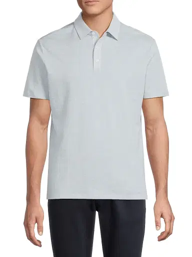 Robert Barakett Men's Roscoe Polo Shirt - Soft Teal - Size Small | Thumbnail 3 Robert Barakett Men's Roscoe Polo Shirt - Soft Teal - Size Small | Thumbnail 3