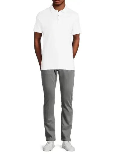 Robert Barakett Men's Georgia Polo Shirt - White - Size Small | Thumbnail 2 Robert Barakett Men's Georgia Polo Shirt - White - Size Small | Thumbnail 2