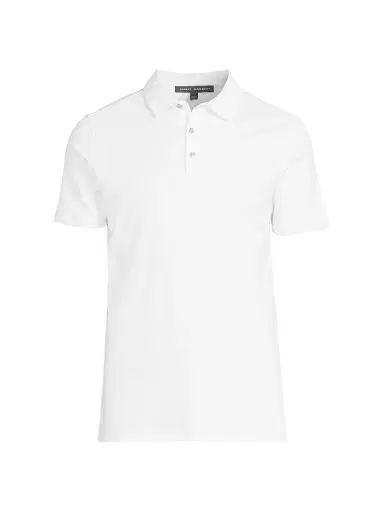 Robert Barakett Men's Georgia Polo Shirt - White - Size Small | Thumbnail 1 Robert Barakett Men's Georgia Polo Shirt - White - Size Small | Thumbnail 1