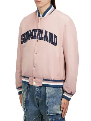 Nahmias Men's Summerland Varsity Bomber Jacket | Thumbnail 2