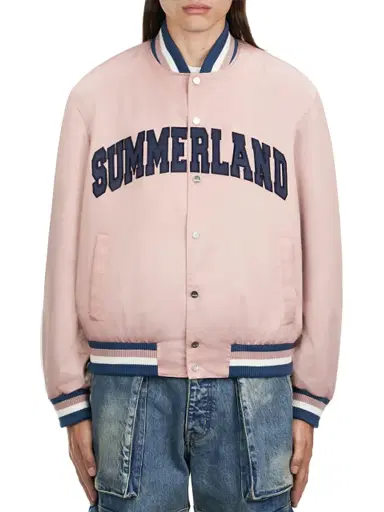 Nahmias Men's Summerland Varsity Bomber Jacket | Thumbnail 1