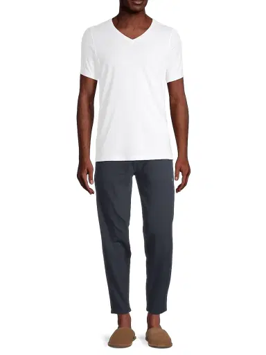 Mack Weldon Men's Ace Drawstring Sweatpants - Total Eclipse | Thumbnail 2