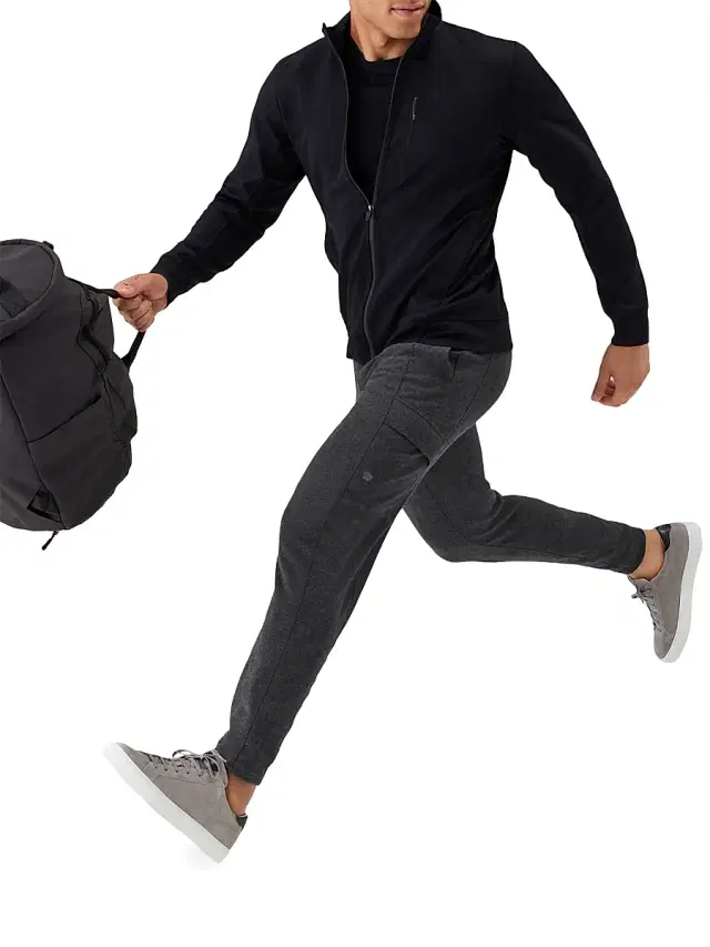 Mack Weldon Men's Ace Drawstring Sweatpants - Total Eclipse