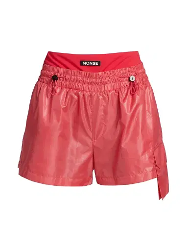 Monse Women's Layered Toggle Shorts | Thumbnail 1 Monse Women's Layered Toggle Shorts | Thumbnail 1