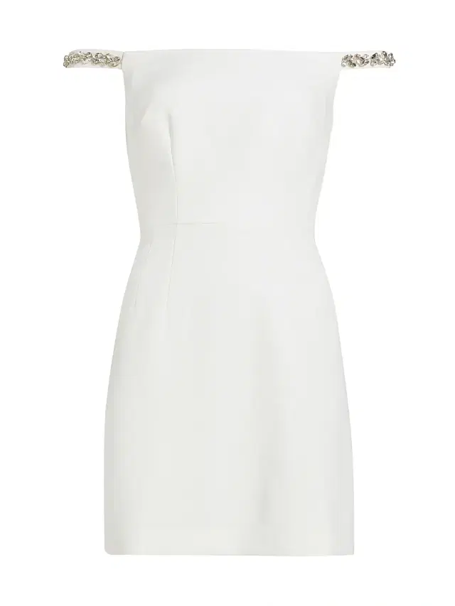 Milly Women's Adella Cady Embellished Minidress - Ecru