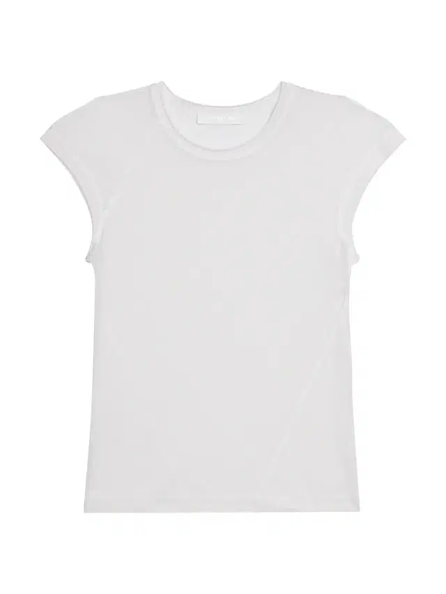 Women's Twisted Crop Crewneck Top - White