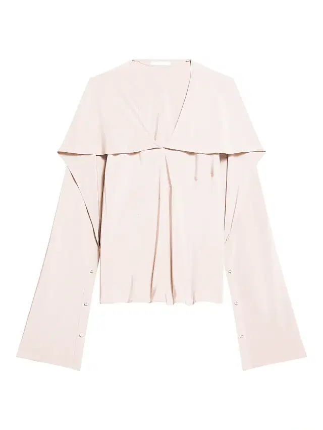 Helmut Lang Women's Silk Scarf Blouse - Cashmere Grey