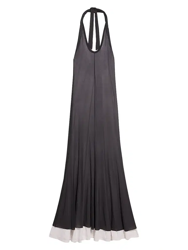 Helmut Lang Women's Dancer Refined Maxi Dress - Black Sand