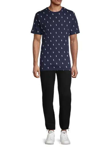 Polo Ralph Lauren Men's Fleece Drawstring Cuff Sweatpants - Polo Black | Thumbnail 2