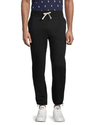 Polo Ralph Lauren Men's Fleece Drawstring Cuff Sweatpants - Polo Black | Thumbnail 3