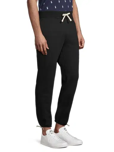 Polo Ralph Lauren Men's Fleece Drawstring Cuff Sweatpants - Polo Black | Thumbnail 4