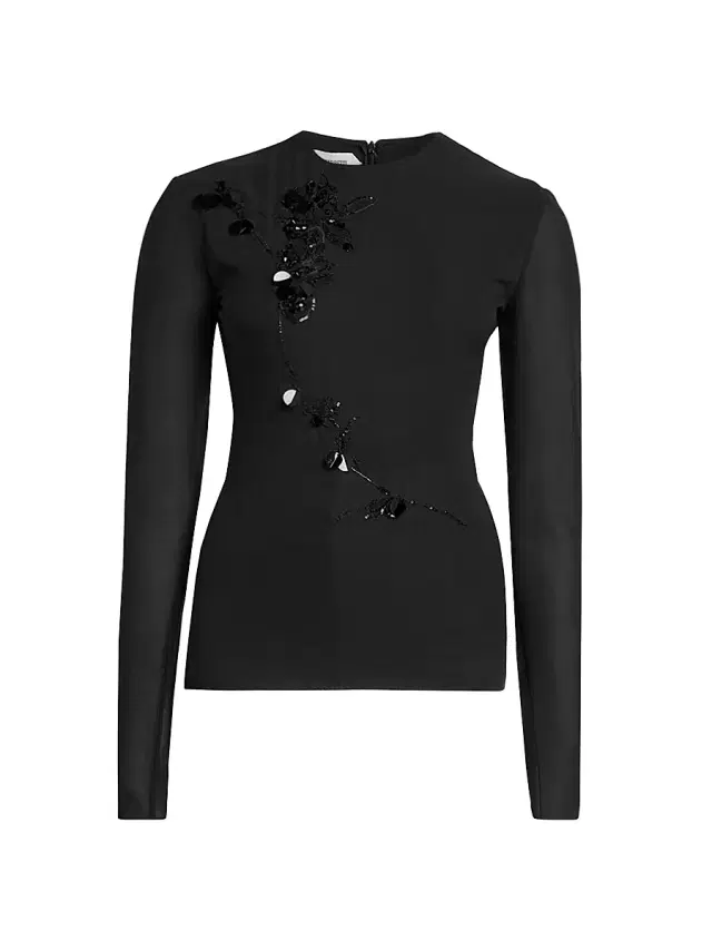 Alberta Ferretti Women's Stretch Silk Blouse