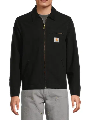 Carhartt WIP Men's OG Detroit Cotton Jacket - Black - Size XXL | Thumbnail 3 Carhartt WIP Men's OG Detroit Cotton Jacket - Black - Size XXL | Thumbnail 3