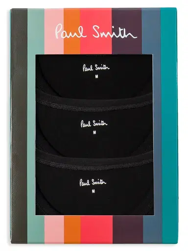 Paul Smith Men's Cotton T-Shirt - Black | Thumbnail 2 Paul Smith Men's Cotton T-Shirt - Black | Thumbnail 2