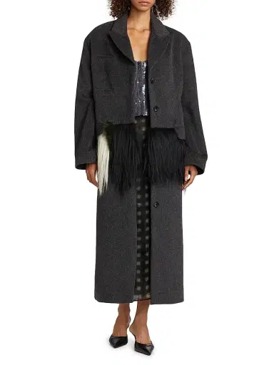 16Arlington Women's Fera Wool-Blend Coat | Thumbnail 3 16Arlington Women's Fera Wool-Blend Coat | Thumbnail 3