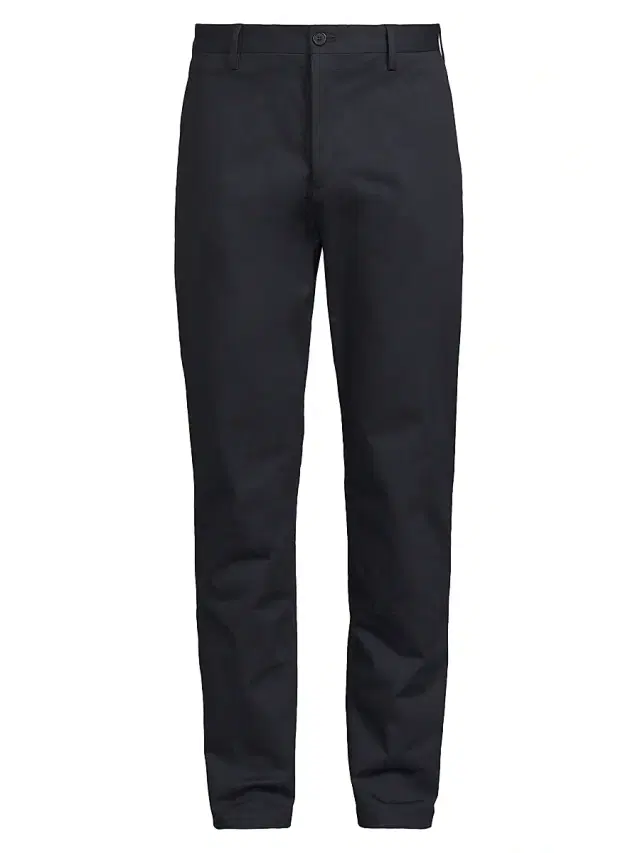 Paul Smith Men's Stretch-Twill Straight-Leg Trousers - Navy