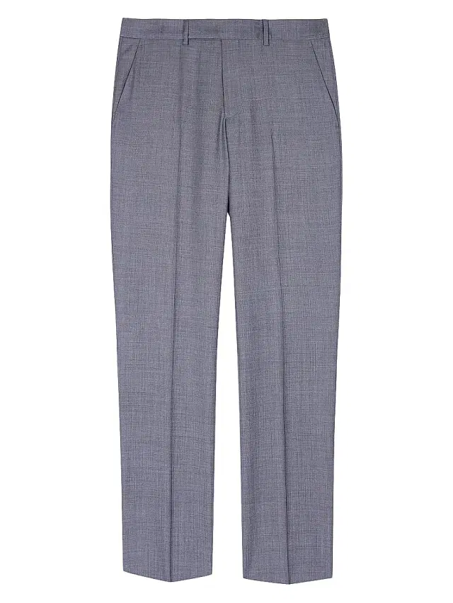 Paul Smith Men's Tailored-Fit Two-Button Wool Suit - Light Blue