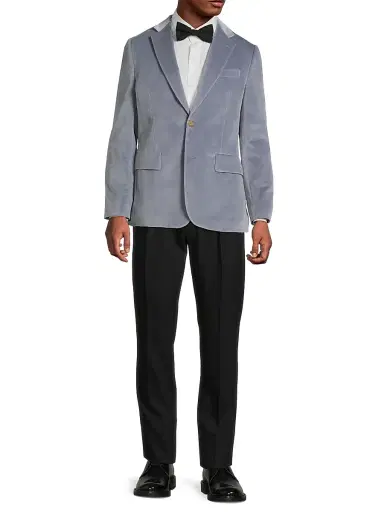 Paul Smith Men's Tailored Fit Two-Button Jacket - Light Blue - Size 38 | Thumbnail 2 Paul Smith Men's Tailored Fit Two-Button Jacket - Light Blue - Size 38 | Thumbnail 2