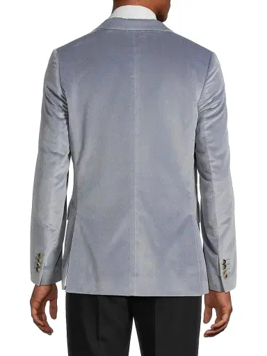 Paul Smith Men's Tailored Fit Two-Button Jacket - Light Blue - Size 38 | Thumbnail 5 Paul Smith Men's Tailored Fit Two-Button Jacket - Light Blue - Size 38 | Thumbnail 5