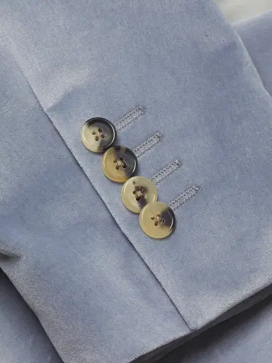 Paul Smith Men's Tailored Fit Two-Button Jacket - Light Blue - Size 38 | Thumbnail 6 Paul Smith Men's Tailored Fit Two-Button Jacket - Light Blue - Size 38 | Thumbnail 6