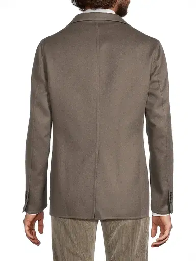 Canali Men's Double Blazer Jacket - Brown - Size 38 | Thumbnail 5 Canali Men's Double Blazer Jacket - Brown - Size 38 | Thumbnail 5