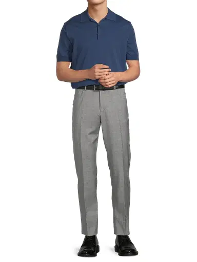 Canali Men's Cotton Polo Shirt | Thumbnail 2