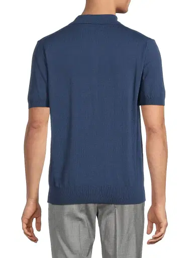 Canali Men's Cotton Polo Shirt | Thumbnail 5
