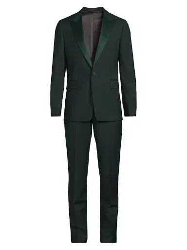 Paul Smith Men's Evening Wool-Blend Single-Breasted Suit - Bottle Green | Thumbnail 1